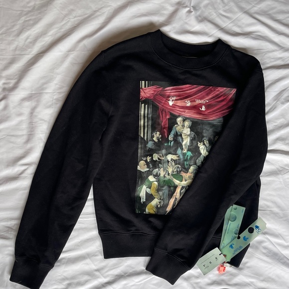 Off-White Caravaggio Painting long-sleeve sweatshirt NWT
